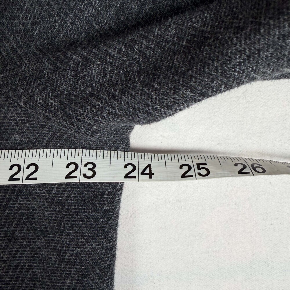 Banana Republic Charcoal Gray Drape Front Coatigan Sweater Jacket Waterfall Card - Picture 3 of 6